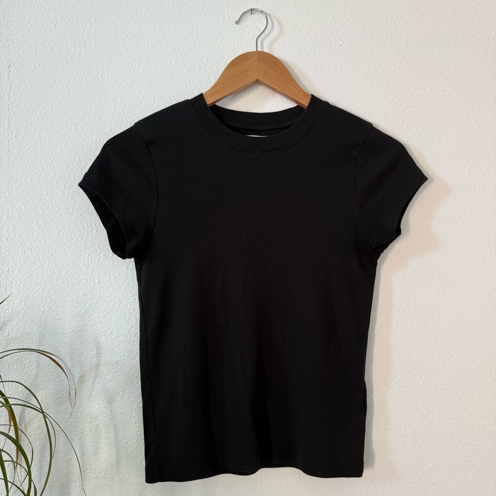 Madewell Size S Black Short Sleeve Tee